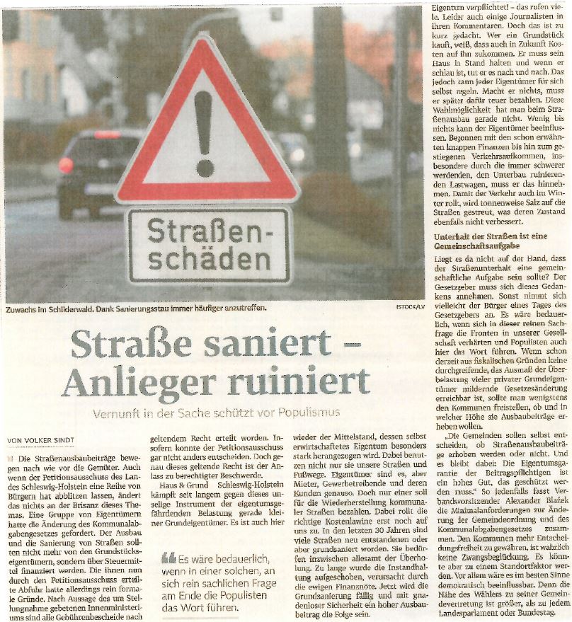 Hausbesitzer Zeitung