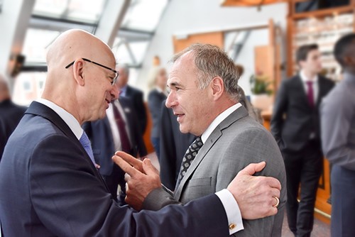 IVD Neujahrsempfang in Hamburg 2018 Carsten S. und Axel H. Wittlinger