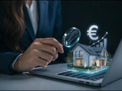 Symbolbild: Zielgerichtete Immobilienbewertung – warum regionale Marktkenntnis und individuelle Faktoren wichtiger sind als reine Online-Schätzungen. Hinweis: Dieses Bild wurde KI-generiert. Generiert mit: Adobe Firefly.