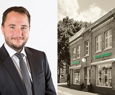 Patrick Stöben und die Itzehoer Filiale von OTTO STOEBEN