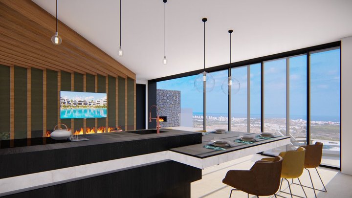 Großzügige und exklusive Villen mit 3 Schlafzimmern, 3 Bädern, Gäste-WC, Infinity-Pool, Garage/Keller und Meerblick
