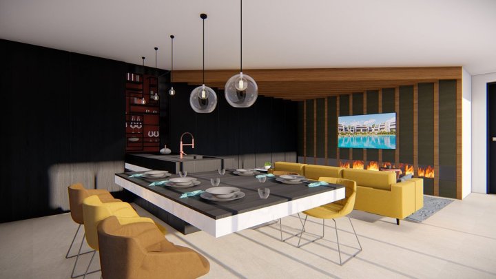 Großzügige und exklusive Villen mit 3 Schlafzimmern, 3 Bädern, Gäste-WC, Infinity-Pool, Garage/Keller und Meerblick