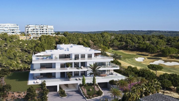 Fantastische Wohnungen mit 3 Schlafzimmern, Klimaanlage, Tiefgaragenstellplatz und Meerblick im exklusiven Las Colinas Golf Resort