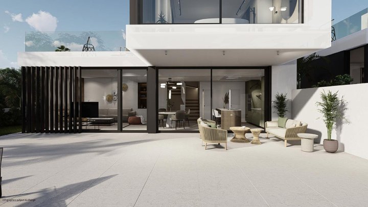 Fantastische Villen mit 4 Schlafzimmern, 3 Bädern, Gäste-WC, Garage und privatem Infinity-Pool