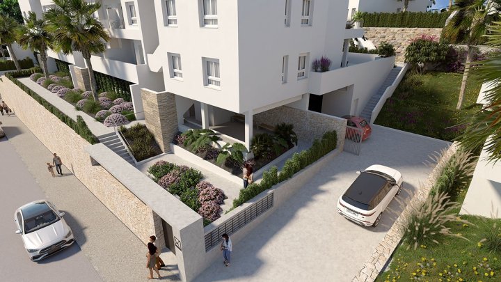 Elegante Erdgeschoss-Wohnungen mit 2 Schlafzimmern, 2 Bädern, Klimaanlage und Gemeinschaftspool in einer wunderschönen Golfanlage