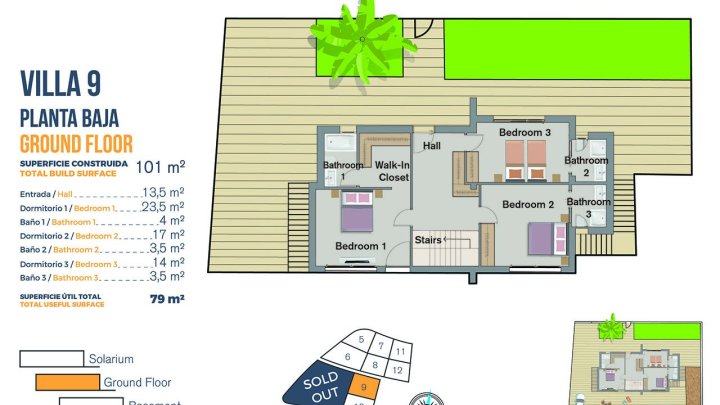 Exklusive Villen mit 3 - 4 Schlafzimmern, Privatpool und Dachterrasse mit Meerblick in wunderschöner Umgebung