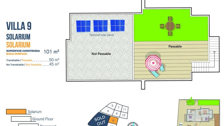 Exklusive Villen mit 3 - 4 Schlafzimmern, Privatpool und Dachterrasse mit Meerblick in wunderschöner Umgebung