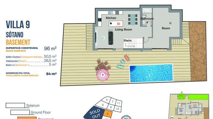 Exklusive Villen mit 3 - 4 Schlafzimmern, Privatpool und Dachterrasse mit Meerblick in wunderschöner Umgebung