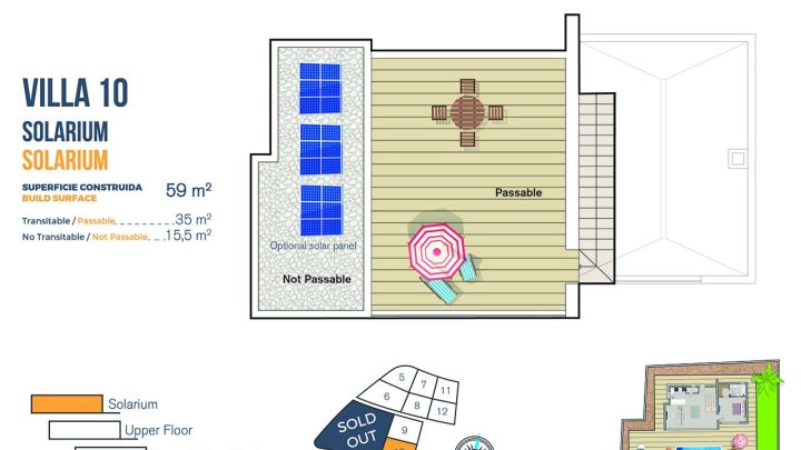 Exklusive Villen mit 3 - 4 Schlafzimmern, Privatpool und Dachterrasse mit Meerblick in wunderschöner Umgebung