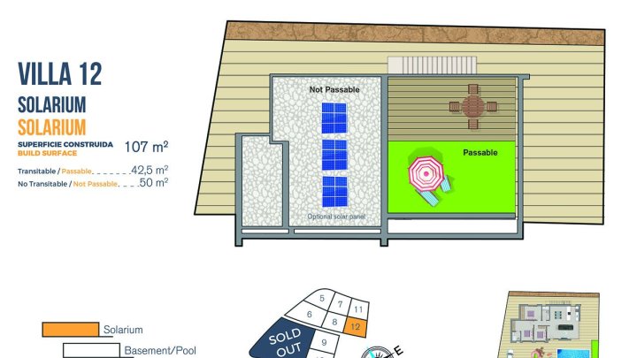 Exklusive Villen mit 3 - 4 Schlafzimmern, Privatpool und Dachterrasse mit Meerblick in wunderschöner Umgebung