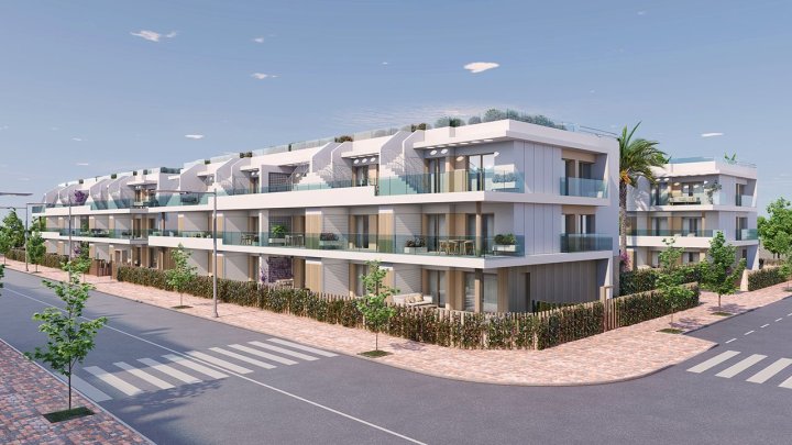 Wunderschöne Penthouse-Wohnungen mit 2 Schlafzimmern, 2 Bädern, Dachterrasse, Tiefgaragenstellplatz und Gemeinschaftspool