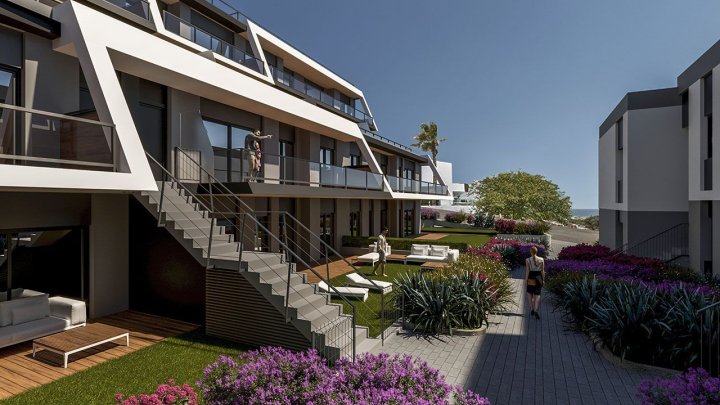 Exklusive Penthouse-Wohnungen mit 3 Schlafzimmern, Dachterrasse, Meerblick, Klimaanlage und Gemeinschaftspool nur ca. 800 m vom Strand