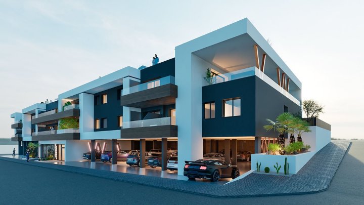 Moderne Appartements mit 2 Schlafzimmern, 2 Bädern, Einbauküchen mit Elektrogeräten und Gemeinschaftspool