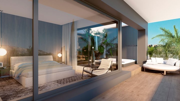 Fantastische Villen mit 3 Schlafzimmern, 3 Bädern, Klimaanlage, Fußbodenheizung und Privatpool in erester Linie am Golfplatz