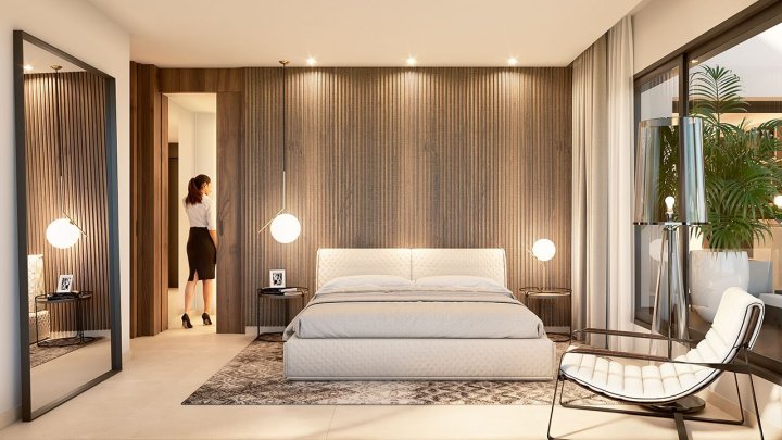 Fantastische Villen mit 3 Schlafzimmern, 3 Bädern, Klimaanlage, Fußbodenheizung und Privatpool in erester Linie am Golfplatz