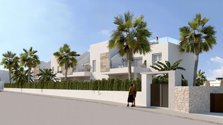 Elegante Erdgeschoss-Wohnungen mit 3 Schlafzimmern, 2 Bädern, Klimaanlage und Gemeinschaftspool in einer wunderschönen Golfanlage