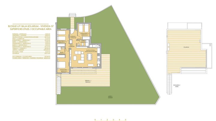 Moderne und komfortable Reihenhäuser mit 3 Schlafzimmern, 2 Bädern und Gemeinschaftspool in Golfanlage