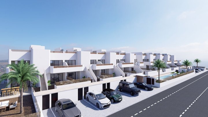 Erdgeschoss-Wohnungen mit 3 Schlafzimmern, 2 Bädern, Kfz-Stellplatz und Gemeinschaftspool