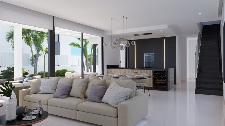 Exklusive Villen mit 3 Schlafzimmern, 3 Bädern, Privatpool, Keller/Garage und Meerblick