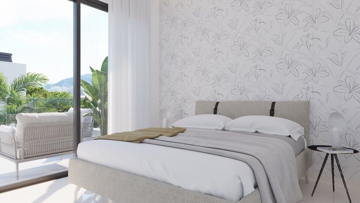Exklusive Villen mit 3 Schlafzimmern, 3 Bädern, Privatpool, Keller/Garage und Meerblick