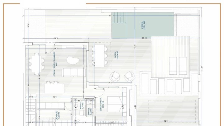 Villen mit 3 Schlafzimmern, 2 Bädern, Gäste-WC, Einbauküchen mit Elektrogeräten, Kfz-Stellplatz und Privatpool