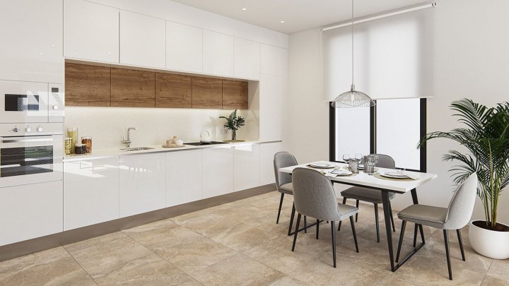 Appartements mit 2 Schlafzimmern, 2 Bädern, Tiefgaragenstellplatz und Gemeinschaftspool nur ca. 700 m vom Strand