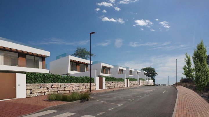 Exklusive Villen mit 3 Schlafzimmern, 3 Bädern, Gäste-WC, Privatpool und Dachterrasse mit Meerblick in wunderschöner Umgebung