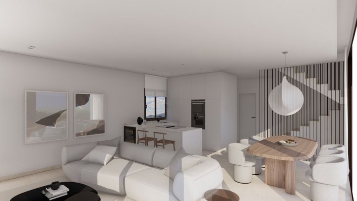 Exklusive Villen mit 3 Schlafzimmern, 3 Bädern, Gäste-WC, Privatpool und Dachterrasse mit Meerblick in wunderschöner Umgebung