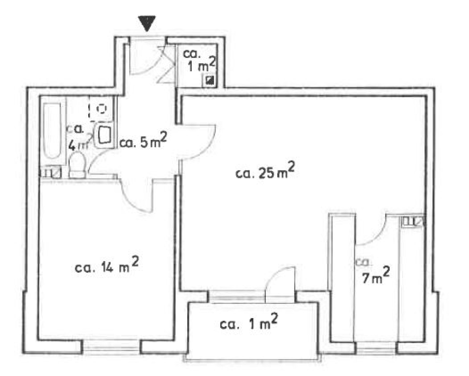 Grundriss KSR 5, 1. OG mitte