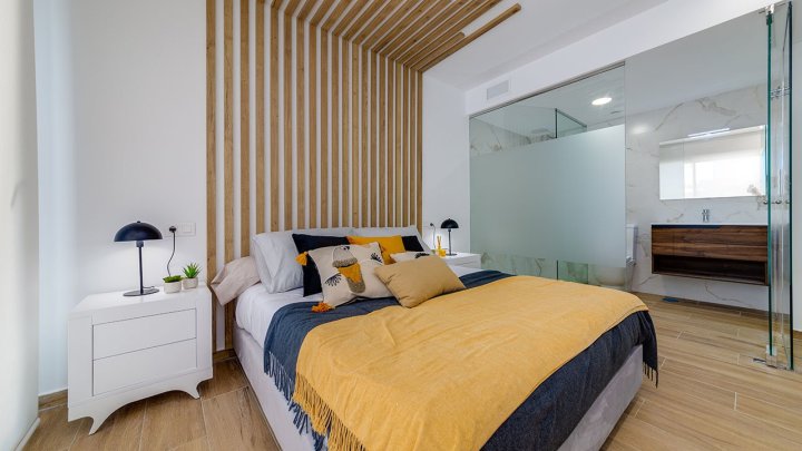 Komfortable Penthouse-Wohnungen mit 3 Schlafzimmern, 2 Bädern, Tiefgaragenstellplatz und Gemeinschaftspool Nähe Roda Golf & Beach Resort