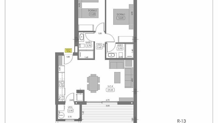 Erdgeschoss-Wohnungen mit 2 Schlafzimmern, 2 Bädern, Klimaanlage und Gemeinschaftspool in der wunderschönen Golfanlage La Finca Resort