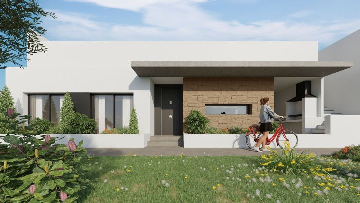 Wunderschöne Villen mit 3 Schlafzimmern, 2 Bädern, Dachterrasse, Garage und Privatpool