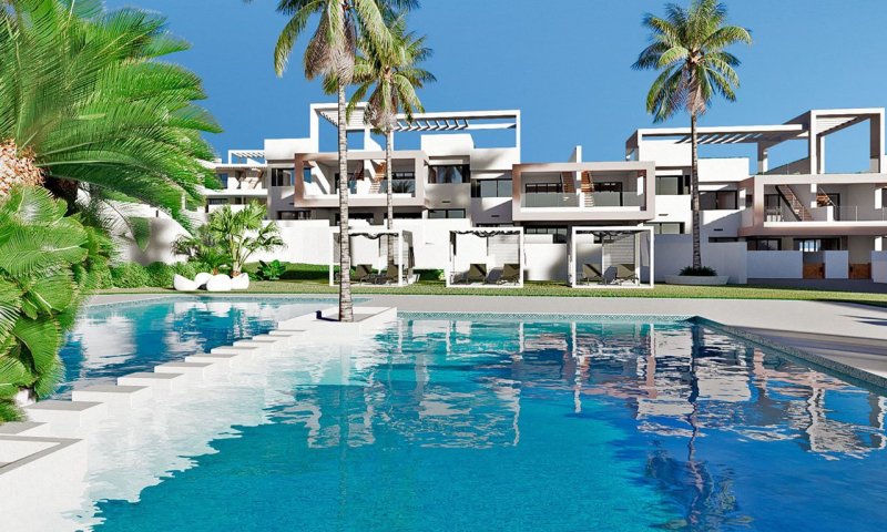 Exklusive Obergeschoss-Wohnungen mit 2 Schlafzimmern, 2 Bädern, Dachterrasse und Gemeinschaftspool