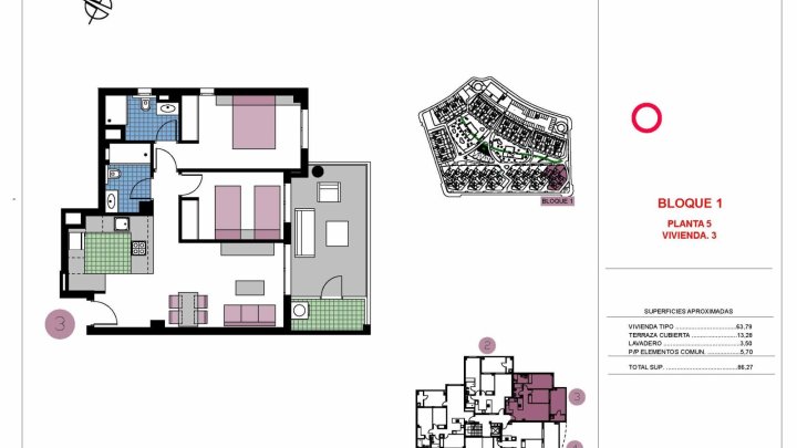 Appartements mit 2 Schlafzimmern und 2 Bädern in abgeschlossener Anlage mit Gemeinschaftspools nur 600 m vom Strand