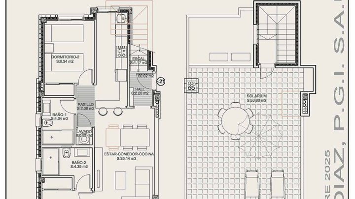 Obergeschoss-Wohnungen mit 2 Schlafzimmern, 2 Bädern, Dachterrasse, Tiefgaragenstellplatz und Gemeinschaftspool