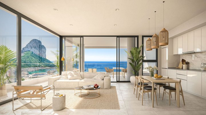 Fantastische Penthouse-Wohnungen mit 3 Schlafzimmern, 3 Badezimmern, Klimaanlage, Tiefgaragenstellplatz, Gemeinschaftspool und Meerblick