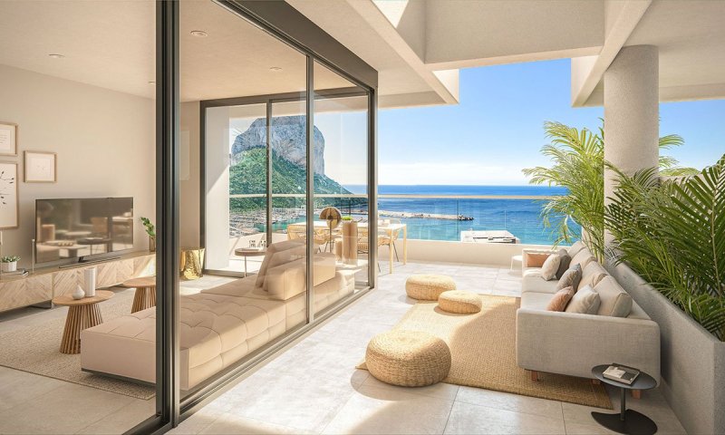 Fantastische Penthouse-Wohnungen mit 3 Schlafzimmern, 3 Badezimmern, Klimaanlage, Tiefgaragenstellplatz, Gemeinschaftspool und Meerblick