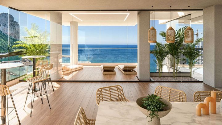 Fantastische Penthouse-Wohnungen mit 3 Schlafzimmern, 3 Badezimmern, Klimaanlage, Tiefgaragenstellplatz, Gemeinschaftspool und Meerblick