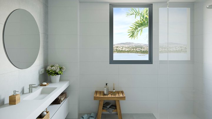 Fantastische Penthouse-Wohnungen mit 3 Schlafzimmern, 3 Badezimmern, Klimaanlage, Tiefgaragenstellplatz, Gemeinschaftspool und Meerblick