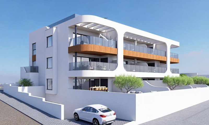Penthouse-Wohnungen mit 3 Schlafzimmern, 2 Bädern, Dachterrasse, Tiefgaragenstellplatz und Gemeinschaftspool