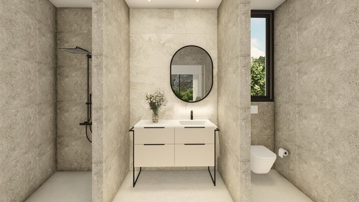 Fantastische und großzügige Villen mit 4 Schlafzimmern, 4 Bädern, Gäste-WC, Garage, Privatpool und Meerblick