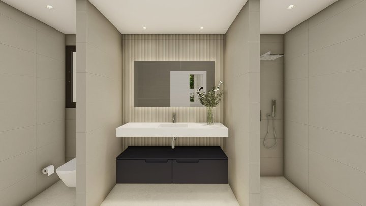 Fantastische und großzügige Villen mit 4 Schlafzimmern, 4 Bädern, Gäste-WC, Garage, Privatpool und Meerblick