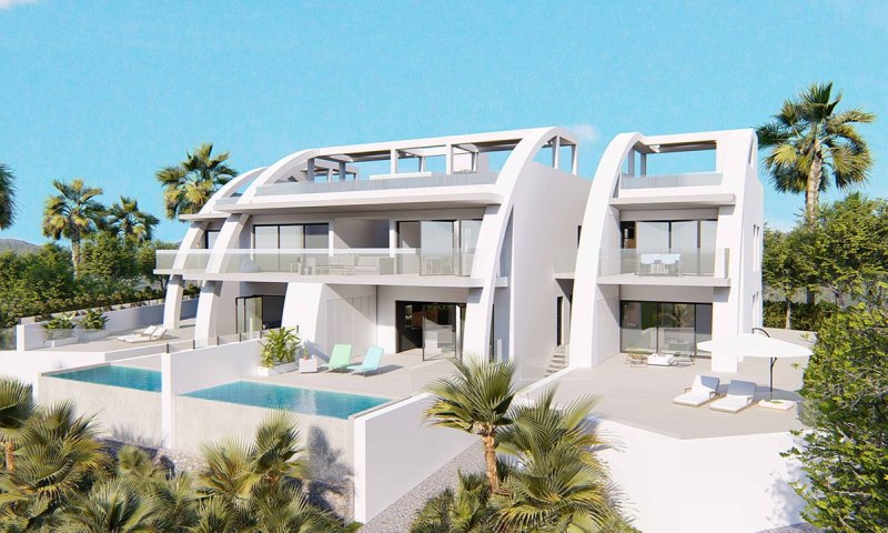 Fantastische Erdgeschoss-Wohnungen mit Meerblick und Privatpool in wunderschöner Anlage mit beheiztem Innenpool und Sauna