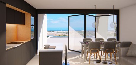 Obergeschoss-Wohnungen mit Meerblick in Rojales