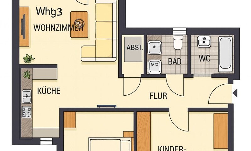 HERBST-ANGEBOT: MIETFREIE ZEIT IN BRUNSBÜTTEL 3-Zimmer Terrassenwohnung - OTTO STÖBEN GmbH