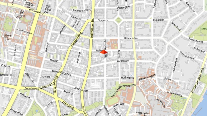 großzügige 1-ZW in der Gerhardstr. 31 in Kiel zu vermieten! Otto Stöben GmbH