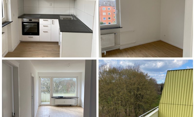 Helle 2-Zimmer + 2 halbe Zimmer-Whn. mit Balkon in Uni-Nähe in Lübeck zu vermieten! Otto Stöben GmbH