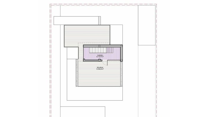Exklusive Villen mit 3 - 4 Schlafzimmern, 3 - 4 Bädern, 1 Gäste-WC, Dachterrasse und Privatpool nur 600 m vom Strand