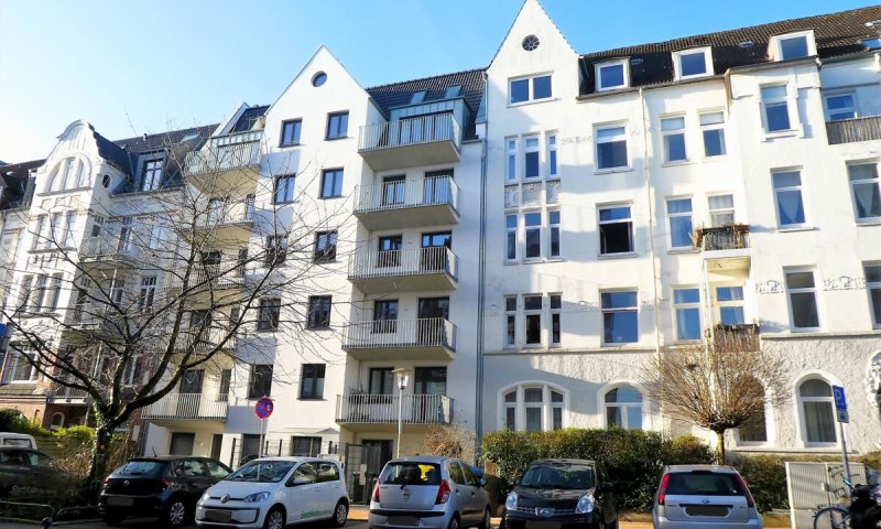 KIEL-SCHREVENPARK:

Modernes 1-Zimmer-Appartement mit Balkon zum Innenhof in sehr begehrter Lage