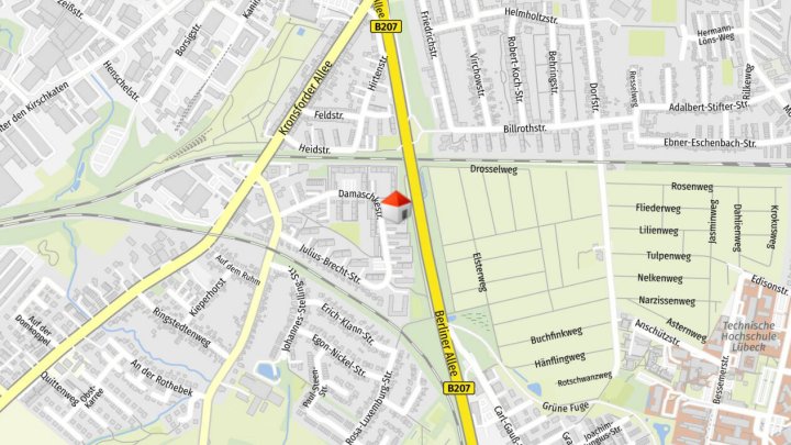 Großzügige 3- Zimmer-Wohnung in der Damschkestr. 35 in Lübeck zu vermieten! Otto Stöben GmbH